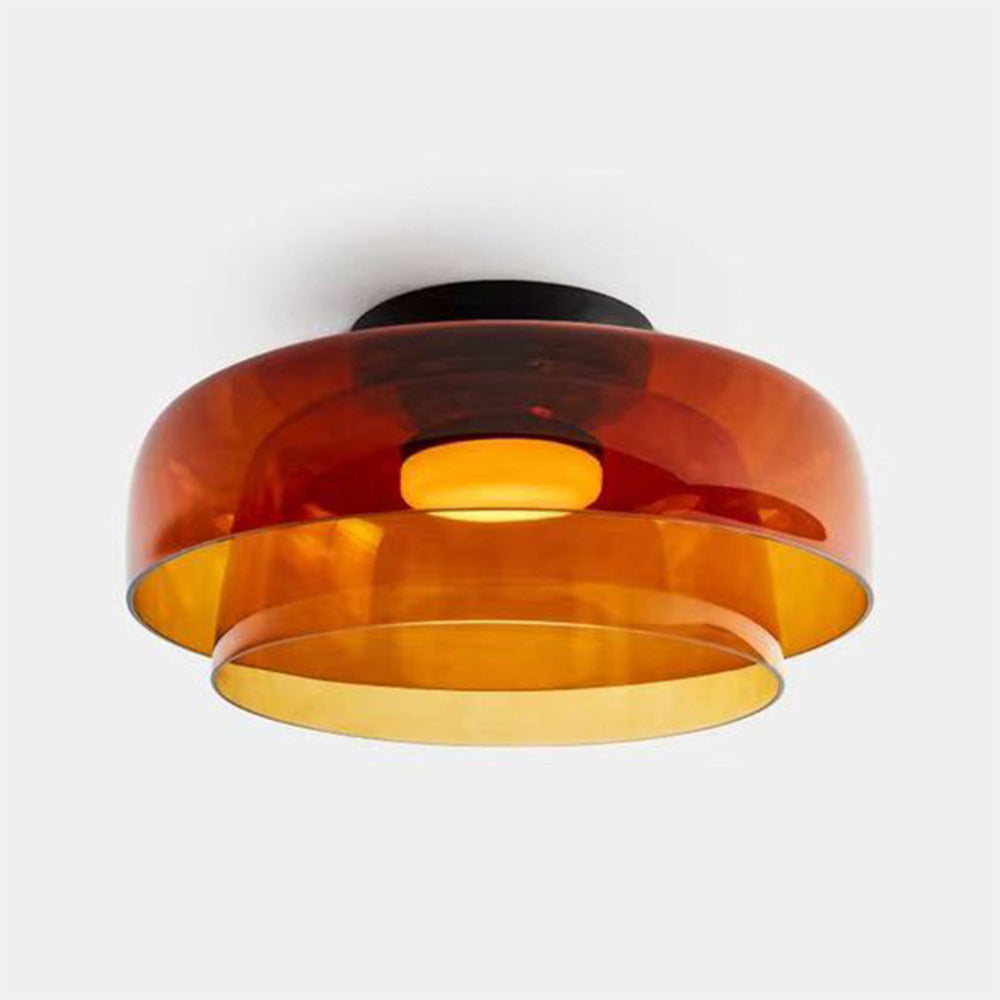 Modern Nordic Glass Ceiling Light – Multi-Layer Design