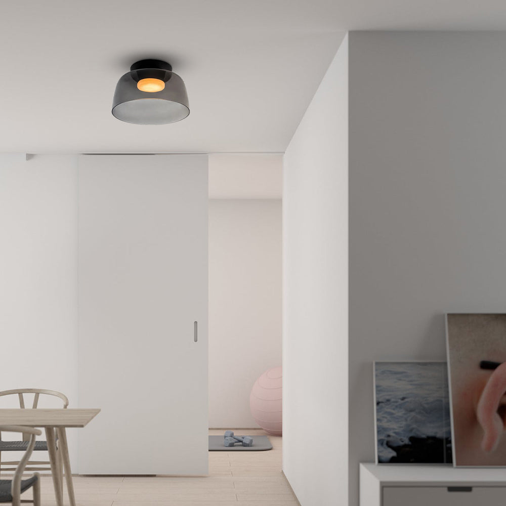 Modern Nordic Glass Ceiling Light – Multi-Layer Design