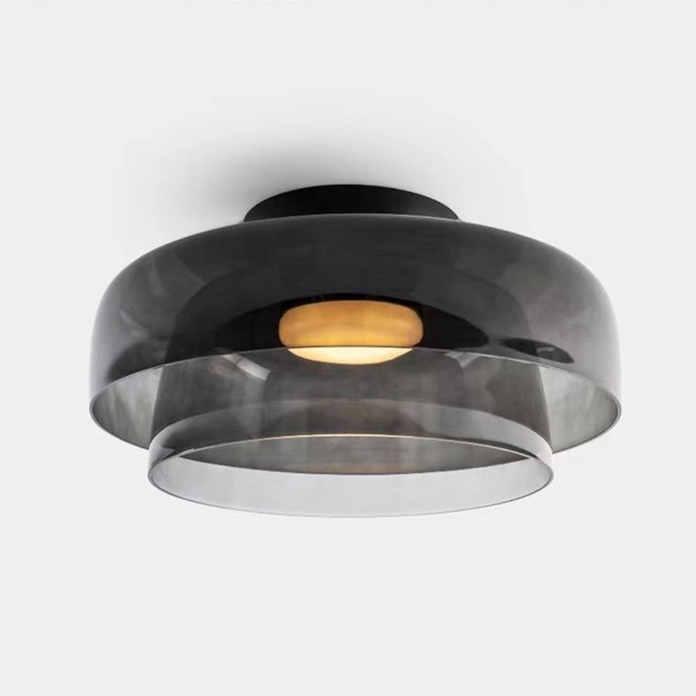Modern Nordic Glass Ceiling Light – Multi-Layer Design
