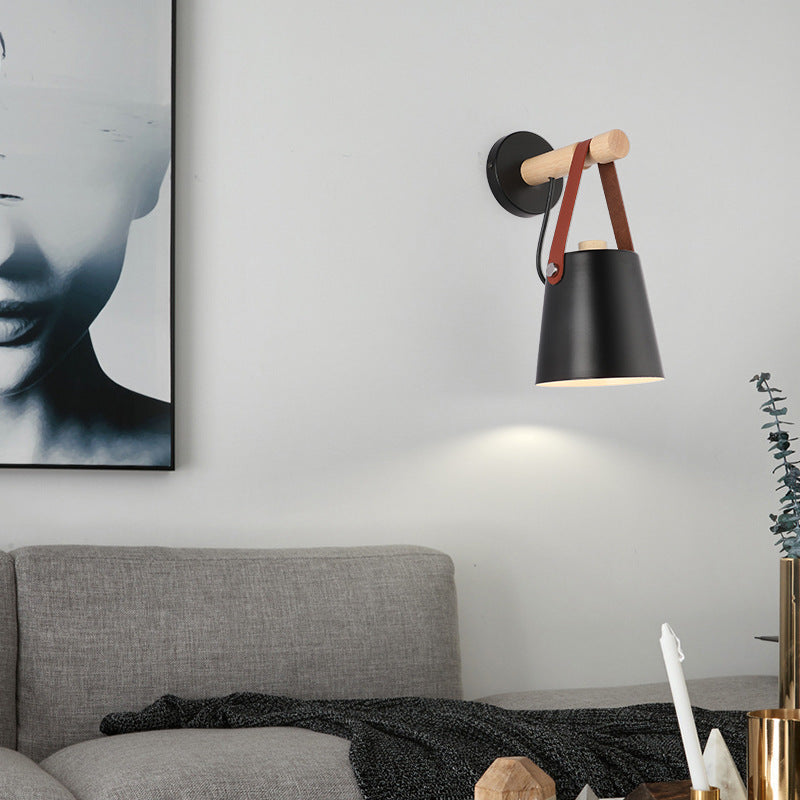 Modern Nordic Wood Wall Light