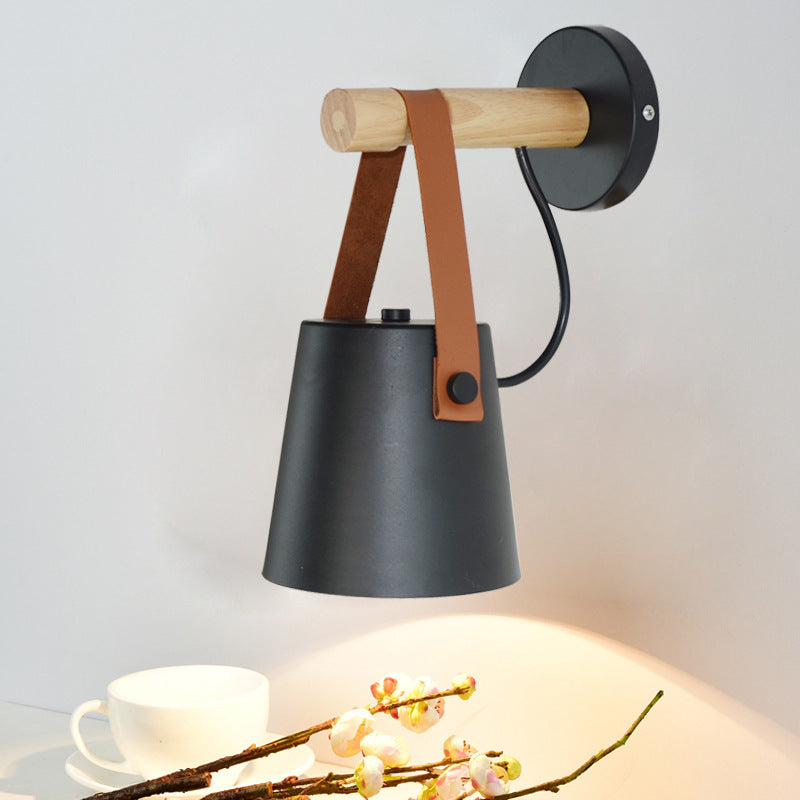 Modern Nordic Wood Wall Light