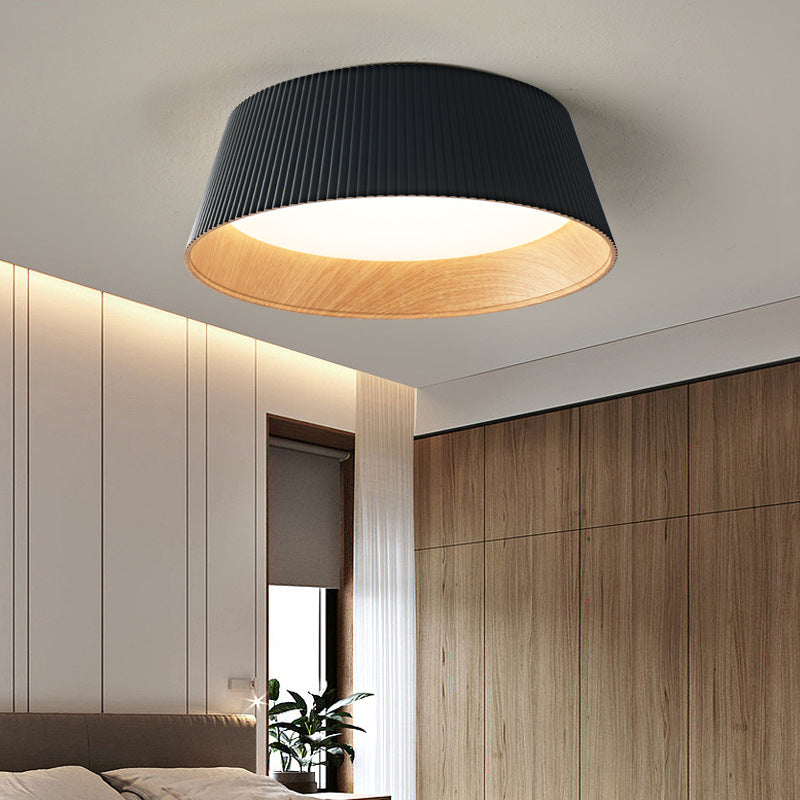 Modern Ribbed Ceiling Light Fixture