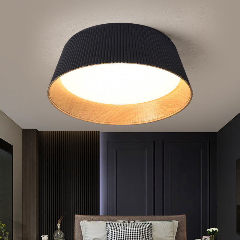 Modern Ribbed Ceiling Light Fixture