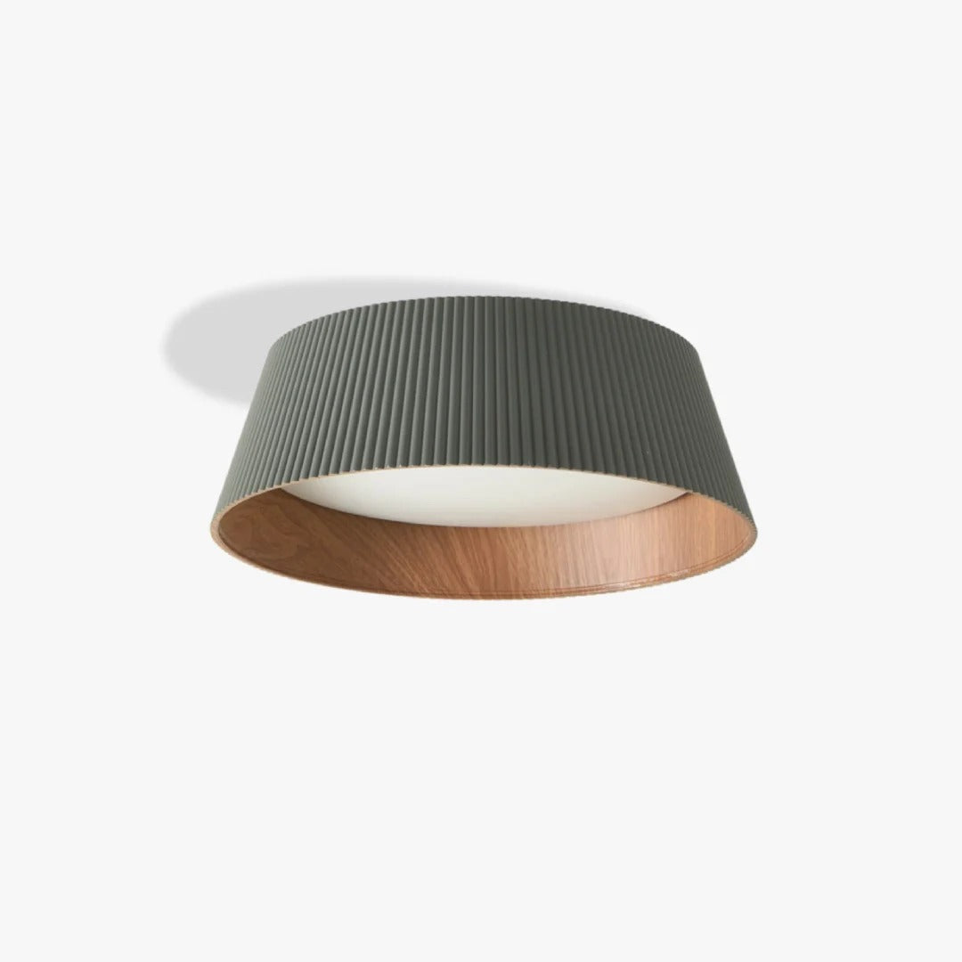 Modern Ribbed Ceiling Light Fixture