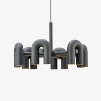 Modern U-Shape Chandelier – Adjustable LED Design