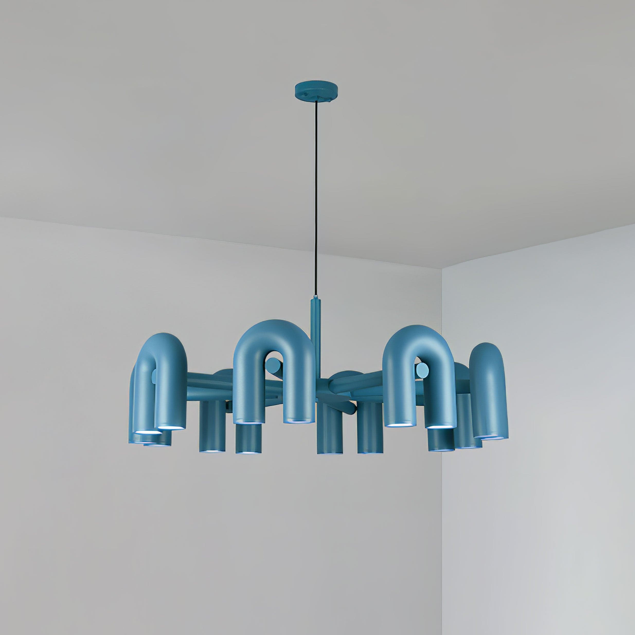 Modern U-Shape Chandelier – Adjustable LED Design