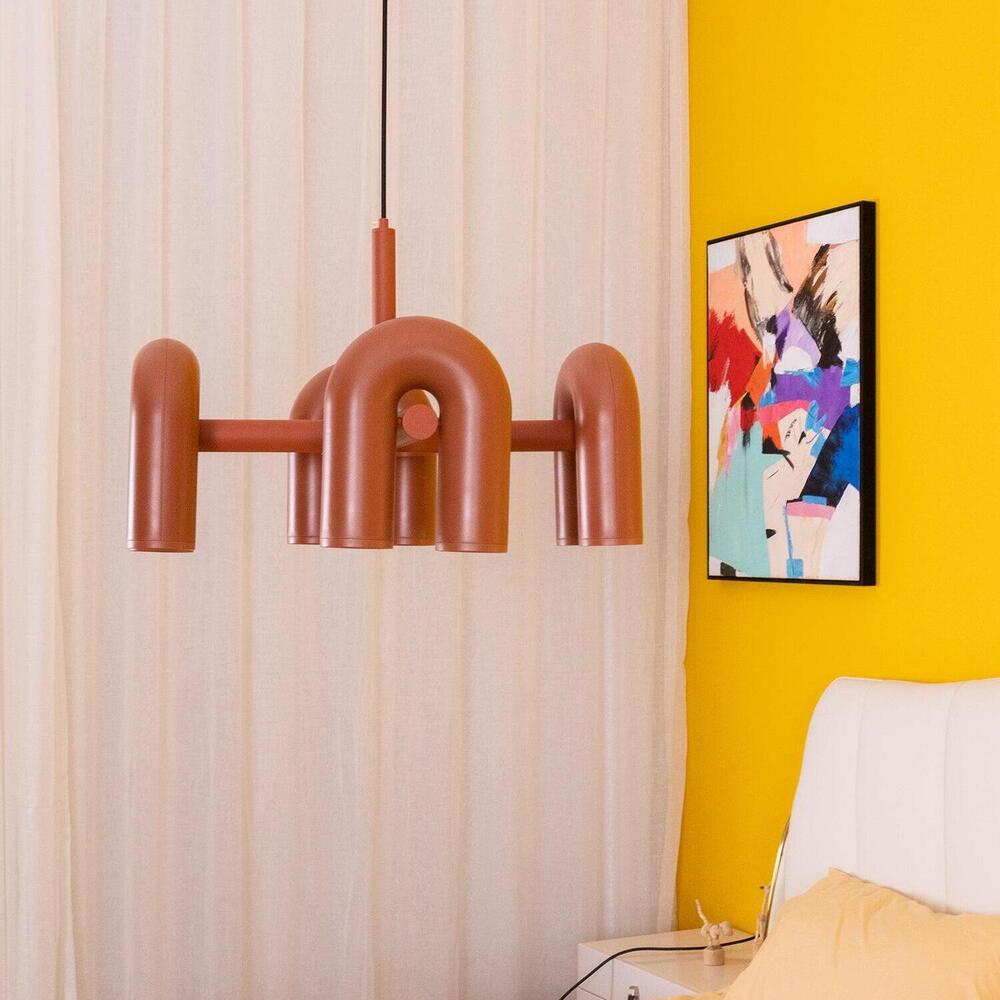 Modern U-Shape Chandelier – Adjustable LED Design