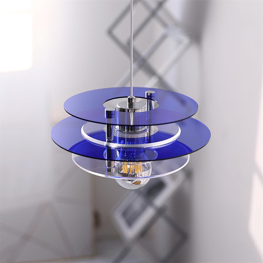 Modern UFO Pendant Light – Acrylic Discs