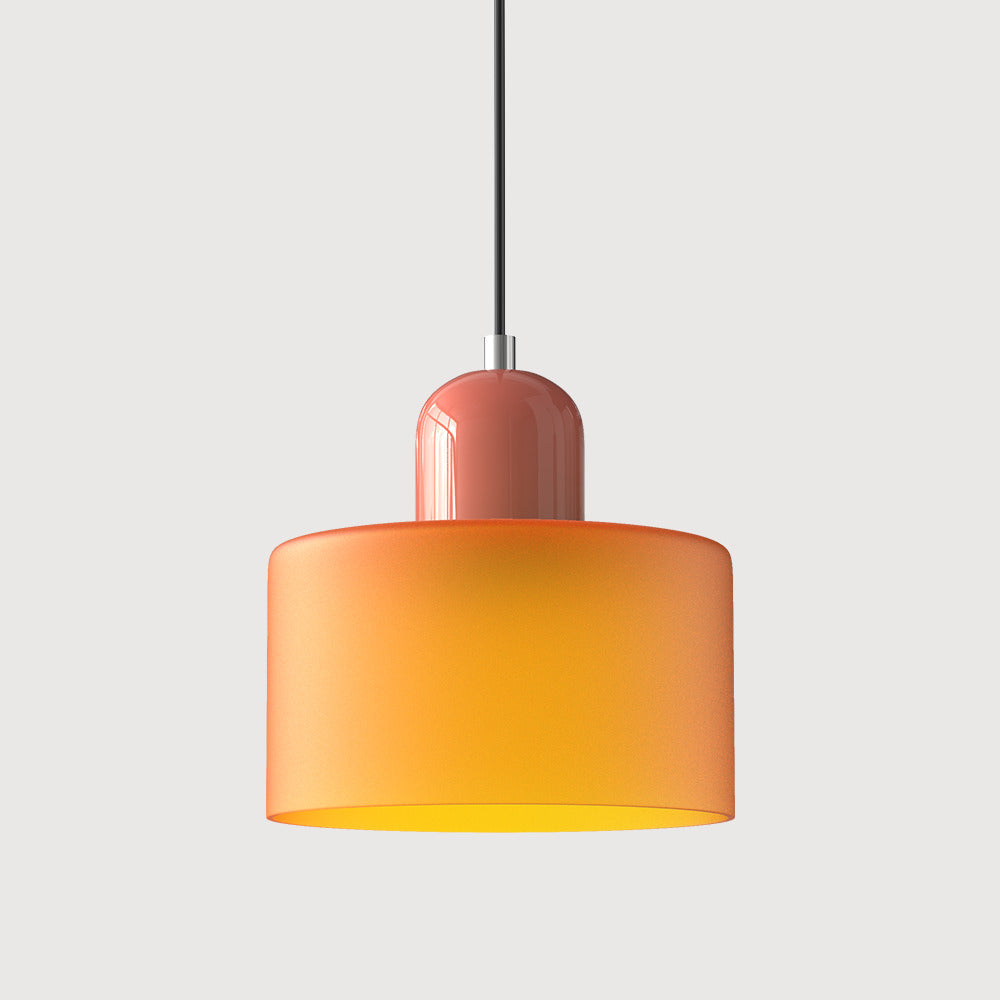 Morandi Cylinder Glass Pendant Light