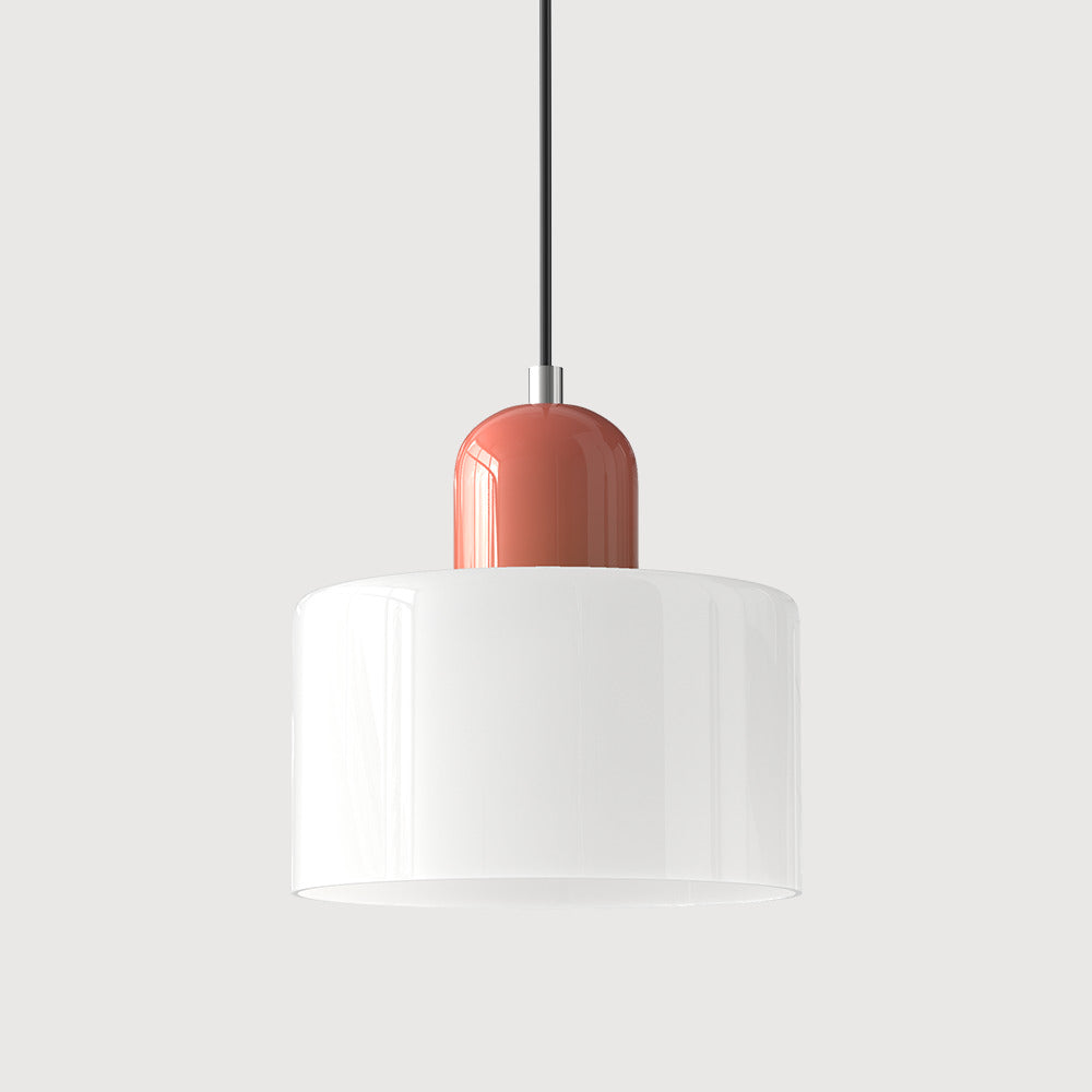 Morandi Cylinder Glass Pendant Light