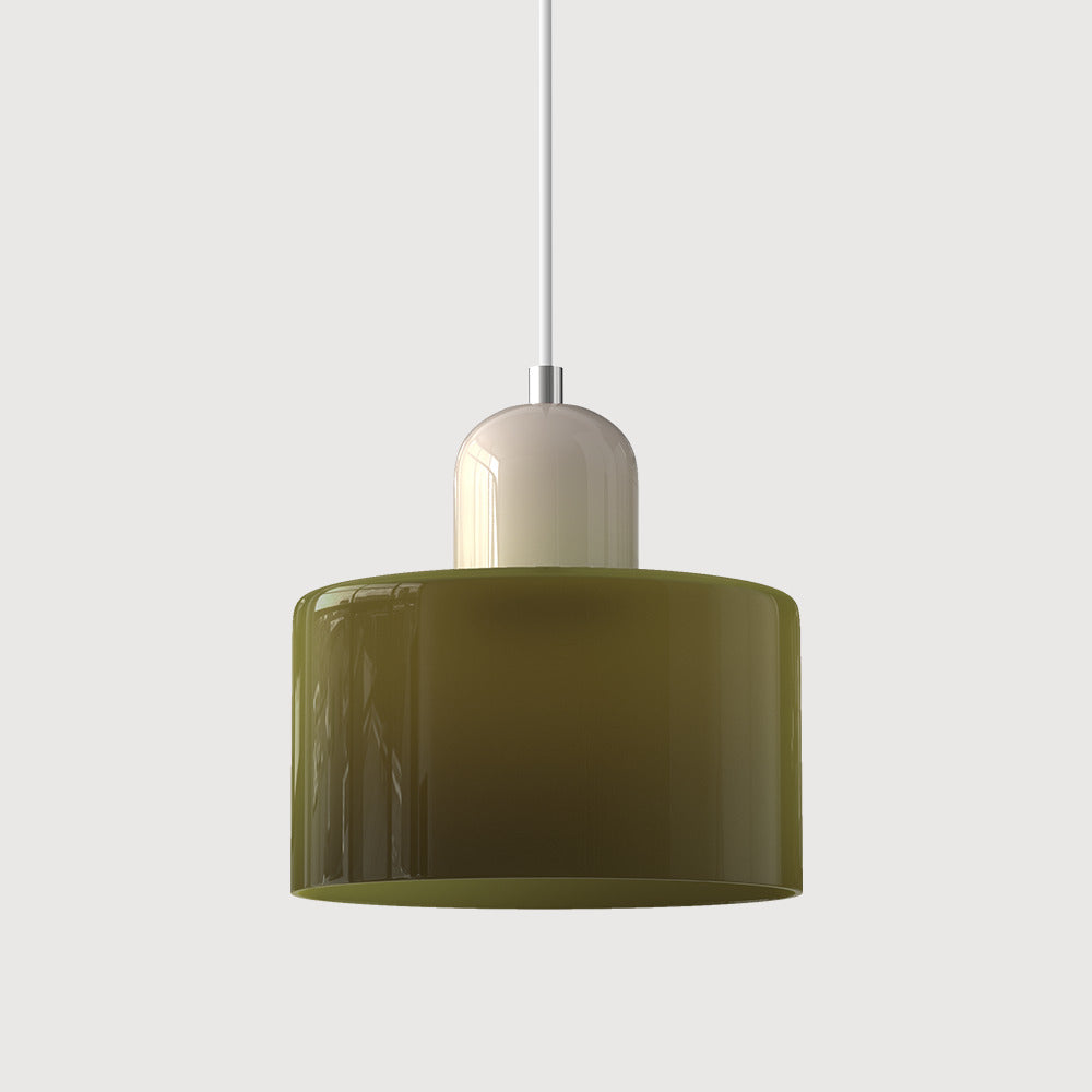 Morandi Cylinder Glass Pendant Light