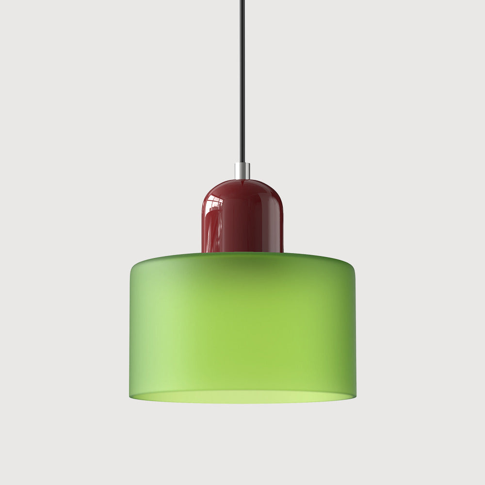 Morandi Cylinder Glass Pendant Light