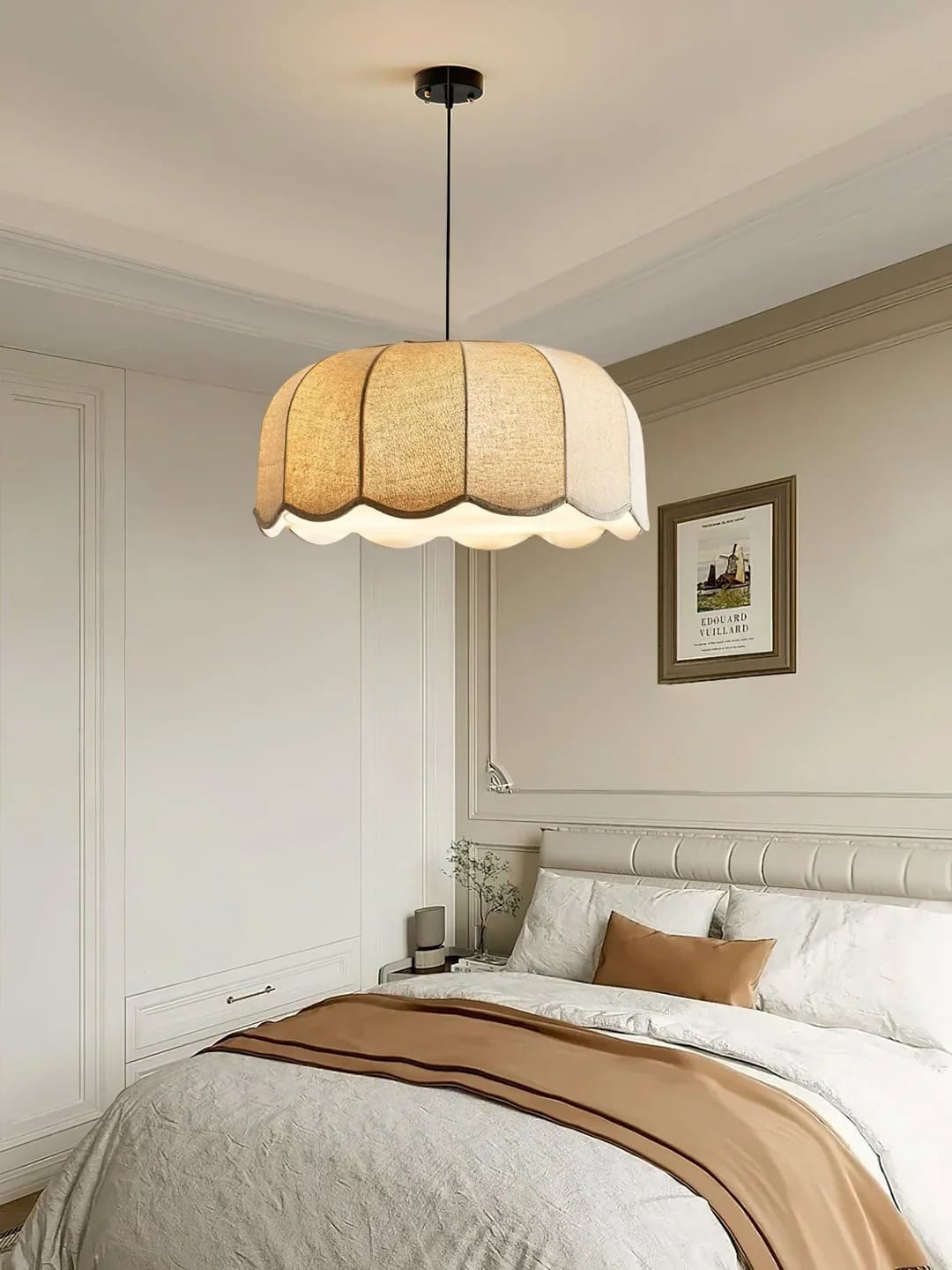 Natural Fabric Banana Leaf Pendant Lamp