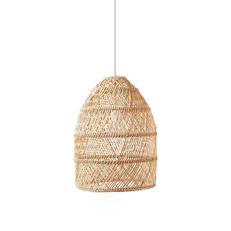 Natural Rattan Hanging Light – Boho Chic Design