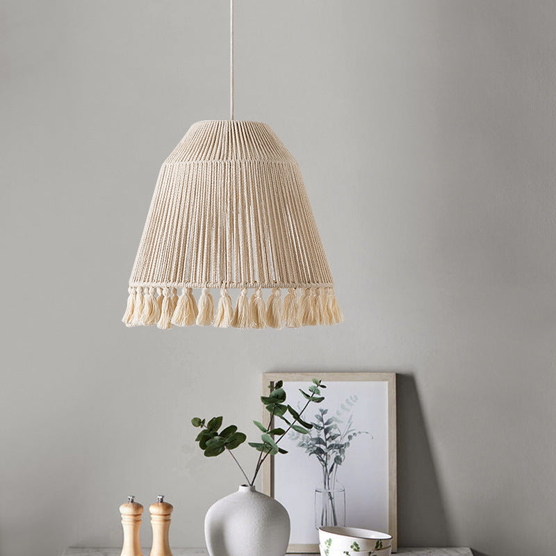 Natural Tassel Pendant Light for Stylish Decor