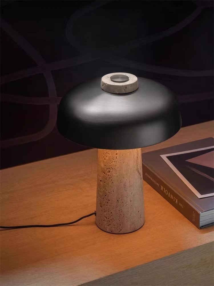 Natural Stone Desk Lamp Design