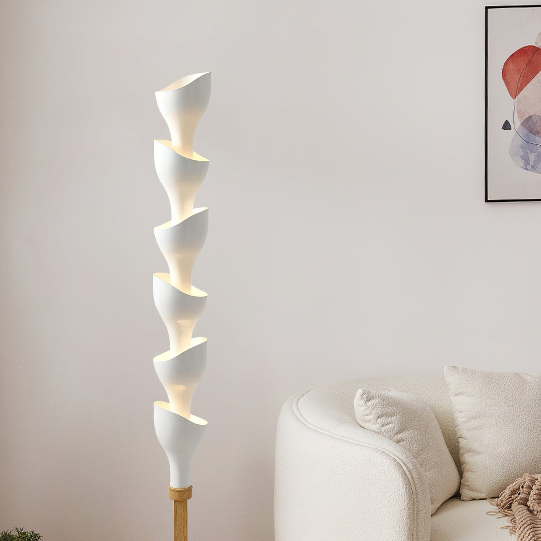 Nature-Inspired Pod Flower Lamp