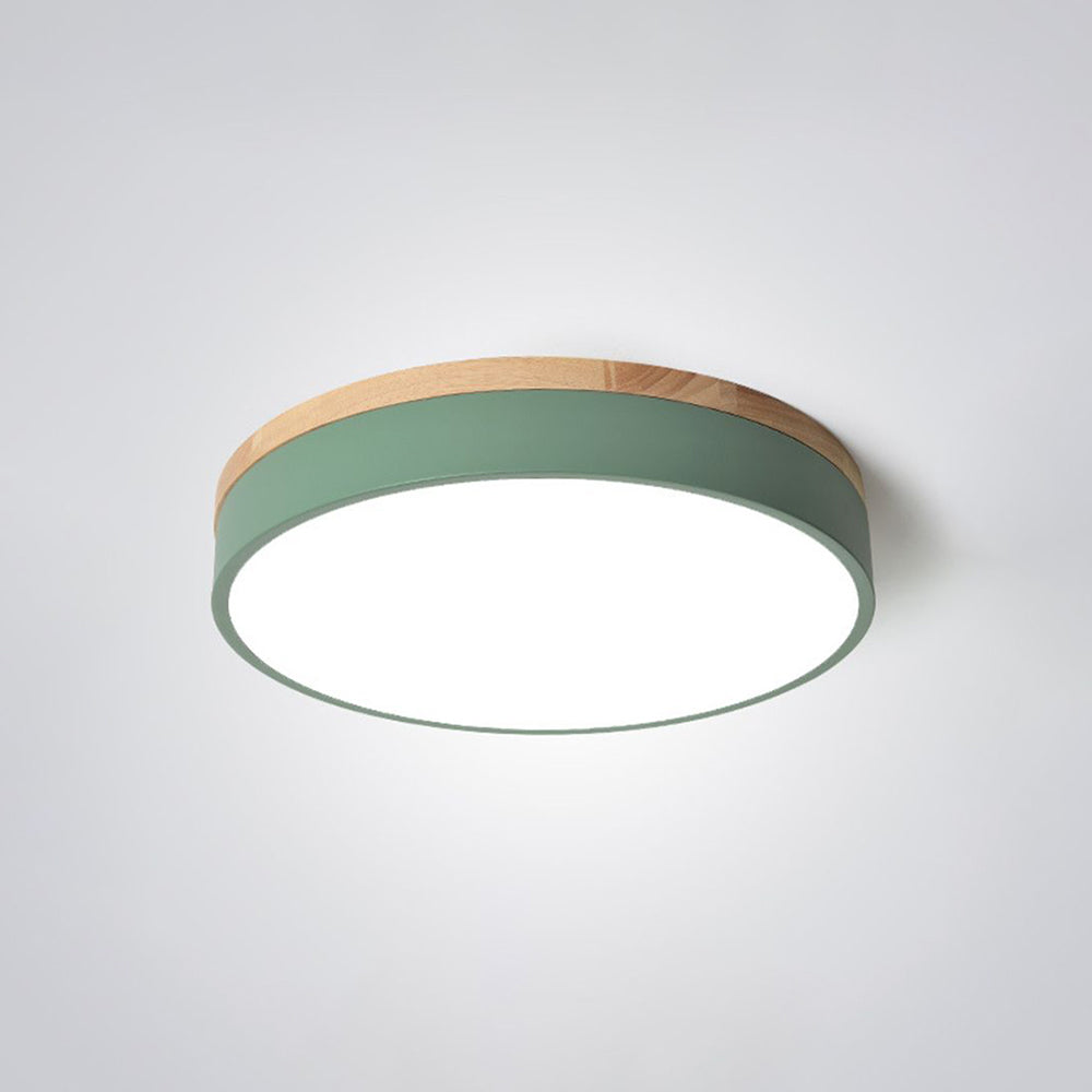 Nordic LED Round Flush Mount Ceiling Light – Modern Design