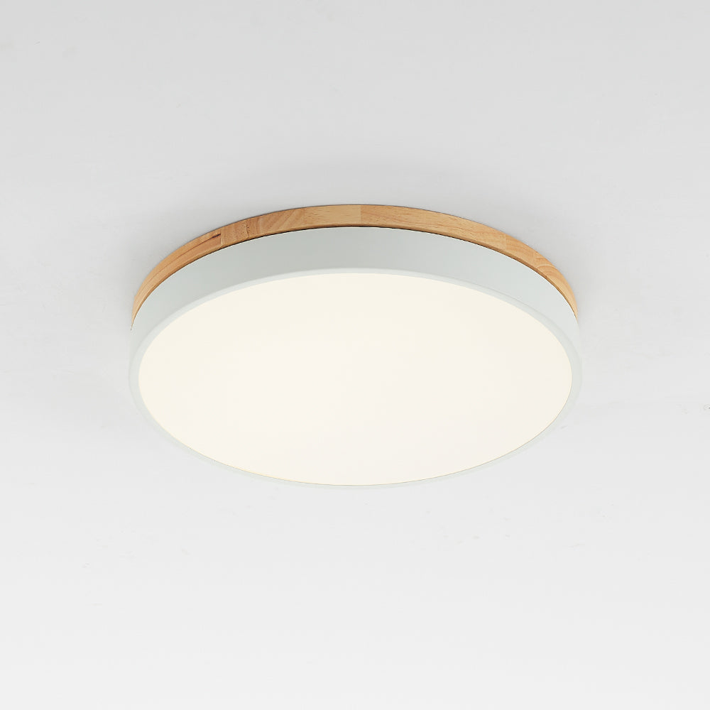 Nordic LED Round Flush Mount Ceiling Light – Modern Design