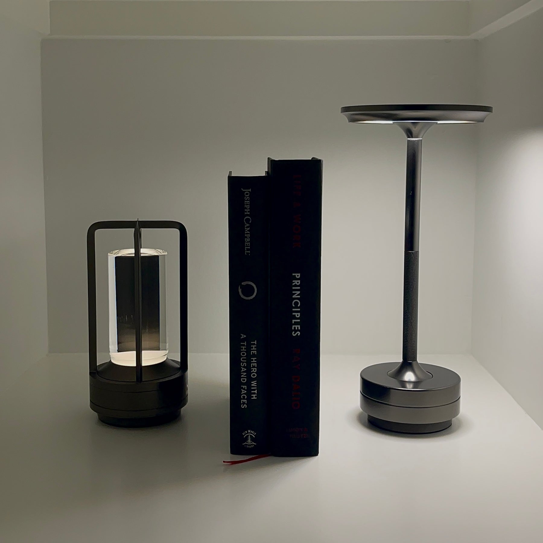 Nordic Cordless Lantern Lamp – Dimmable & Water-Resistant