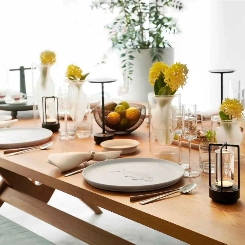 Nordic Cordless Lantern Lamp – Dimmable & Water-Resistant