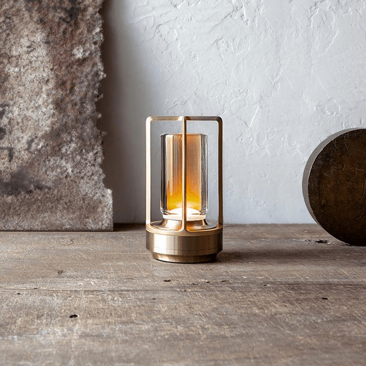 Nordic Cordless Lantern Lamp – Dimmable & Water-Resistant