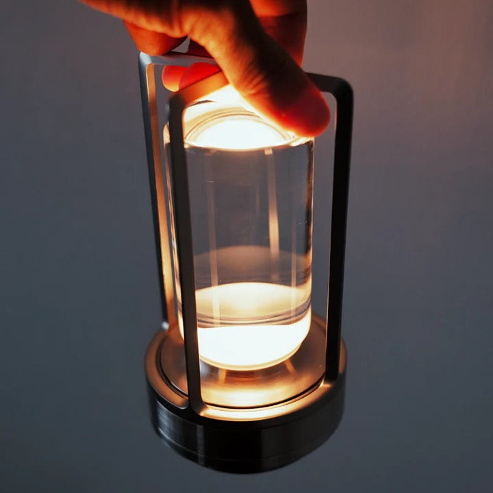Nordic Cordless Lantern Lamp – Dimmable & Water-Resistant