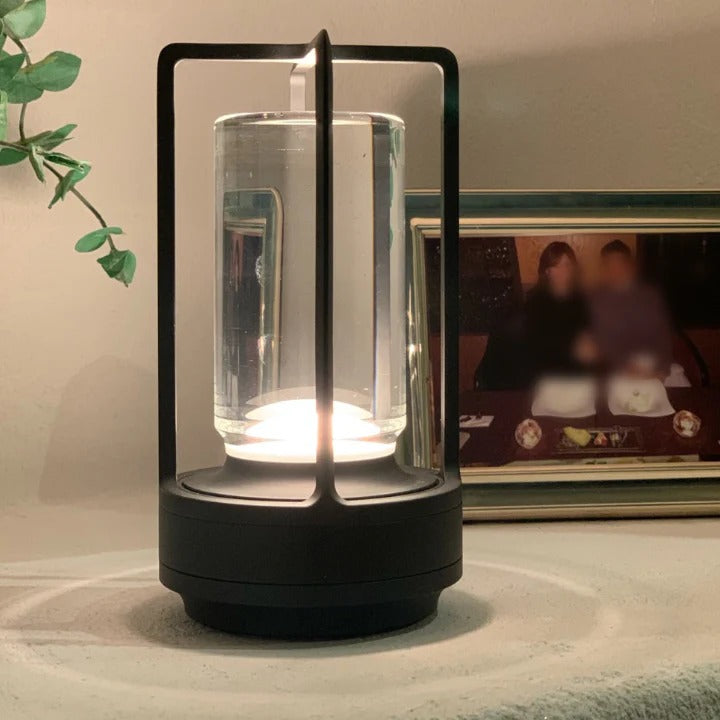 Nordic Cordless Lantern Lamp – Dimmable & Water-Resistant