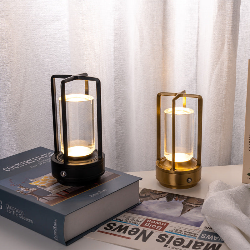 Nordic Cordless Lantern Lamp – Dimmable & Water-Resistant