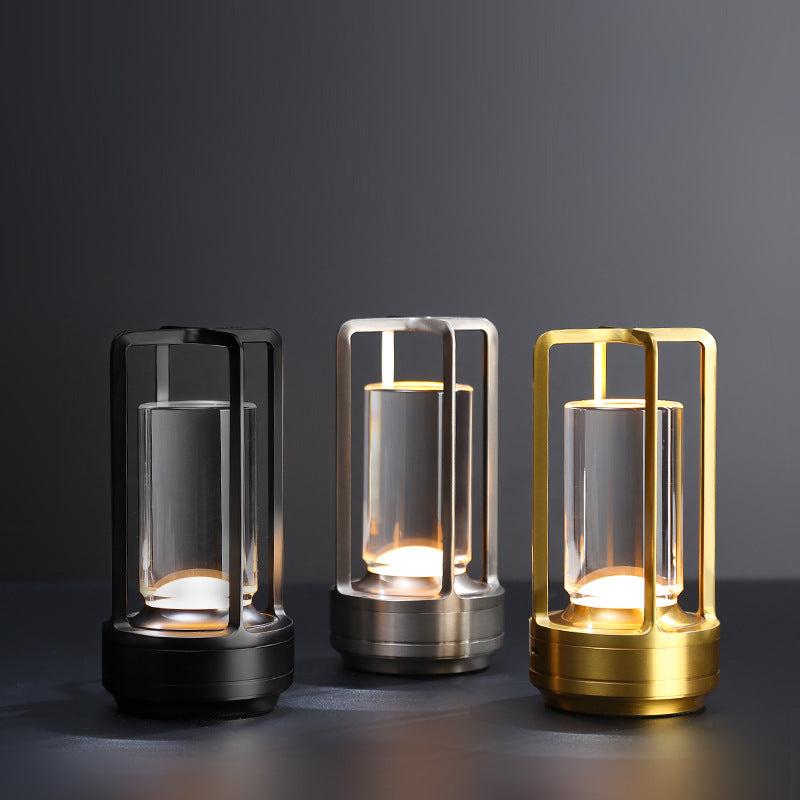 Nordic Cordless Lantern Lamp – Dimmable & Water-Resistant