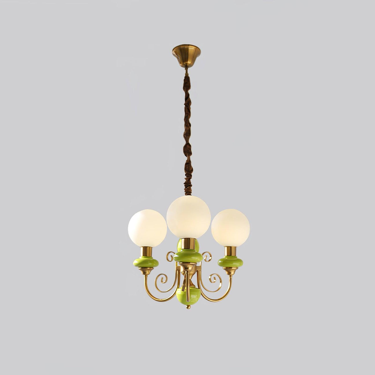 Onyx Glass Chandelier - Modern Elegance with Artful Accents