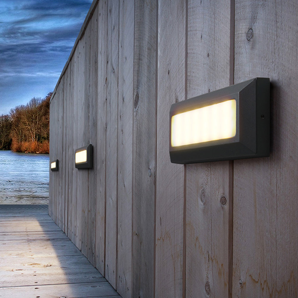 Outdoor Deck Step Light with Cozy Evenings