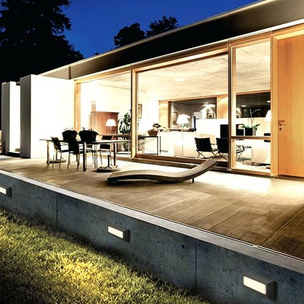 Outdoor Deck Step Light with Cozy Evenings