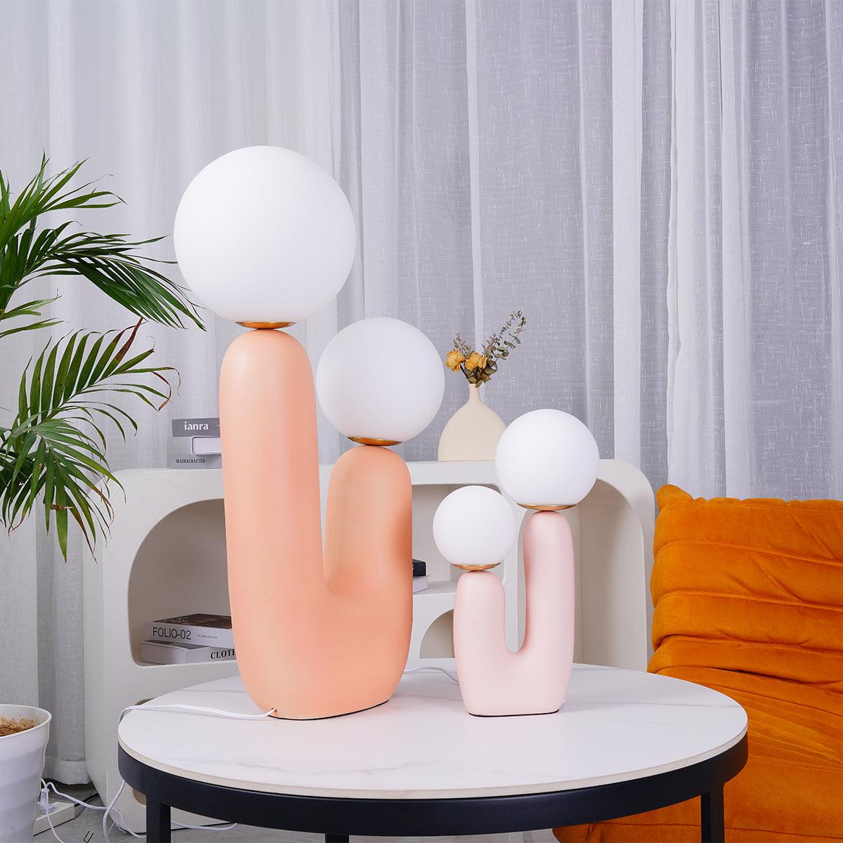 Resin Table Lamp – Modern Nordic Design & LED Light