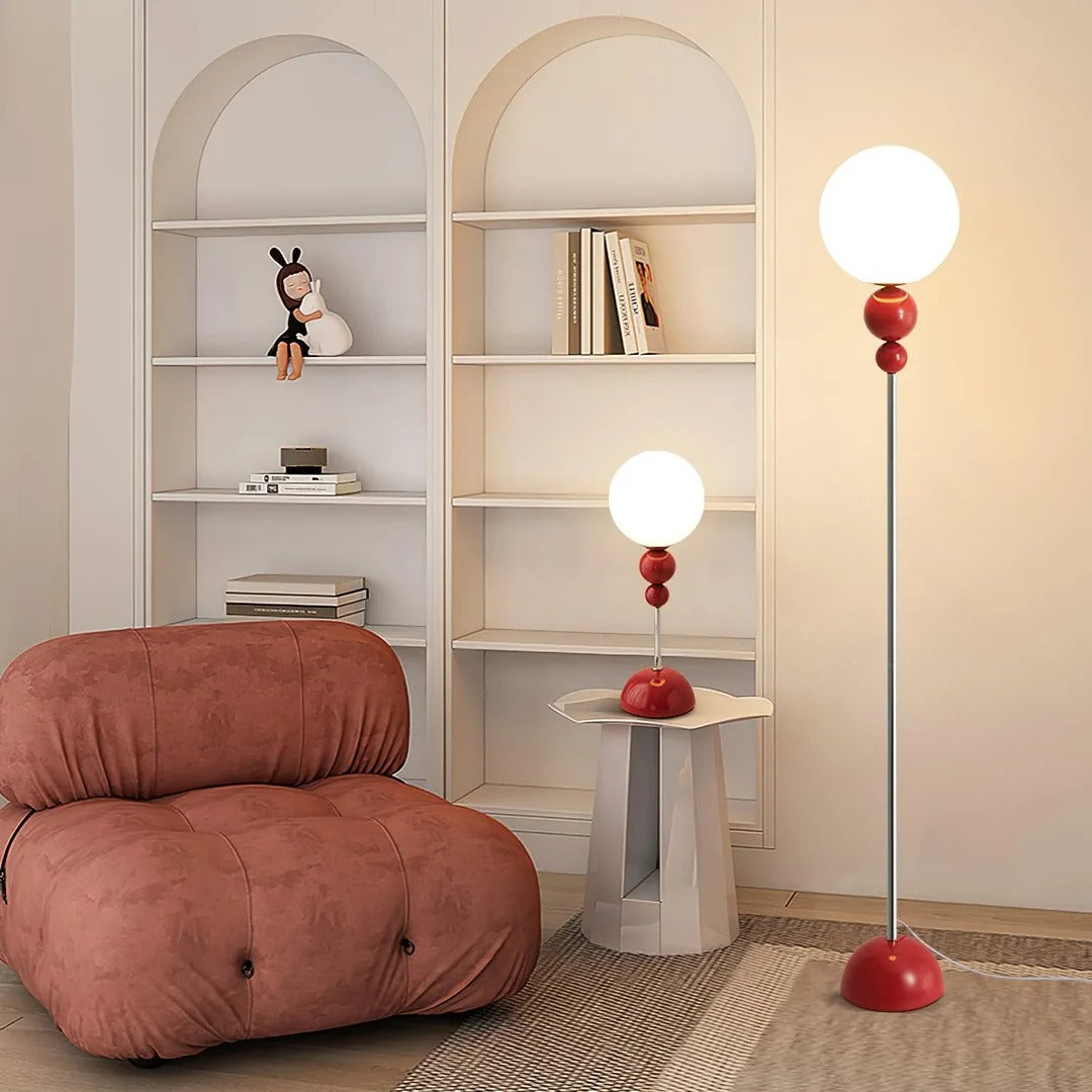 Scandinavian Cream Macaron Floor Lamp