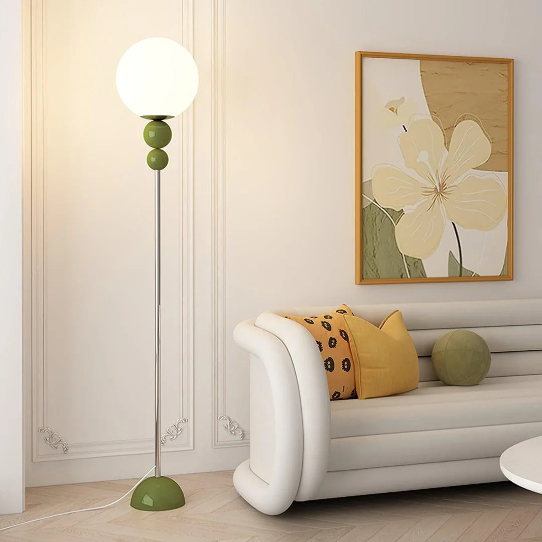 Scandinavian Cream Macaron Floor Lamp