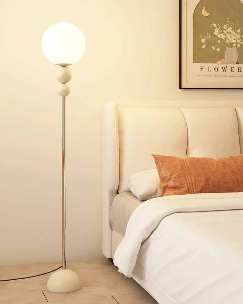 Scandinavian Cream Macaron Floor Lamp