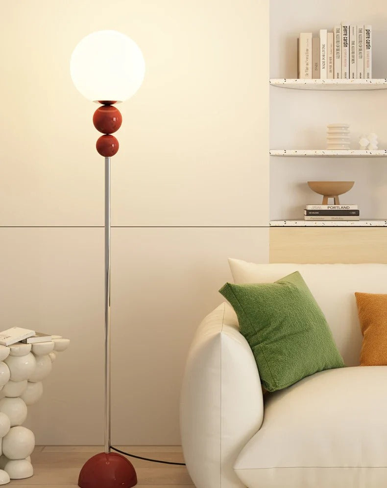 Scandinavian Cream Macaron Floor Lamp