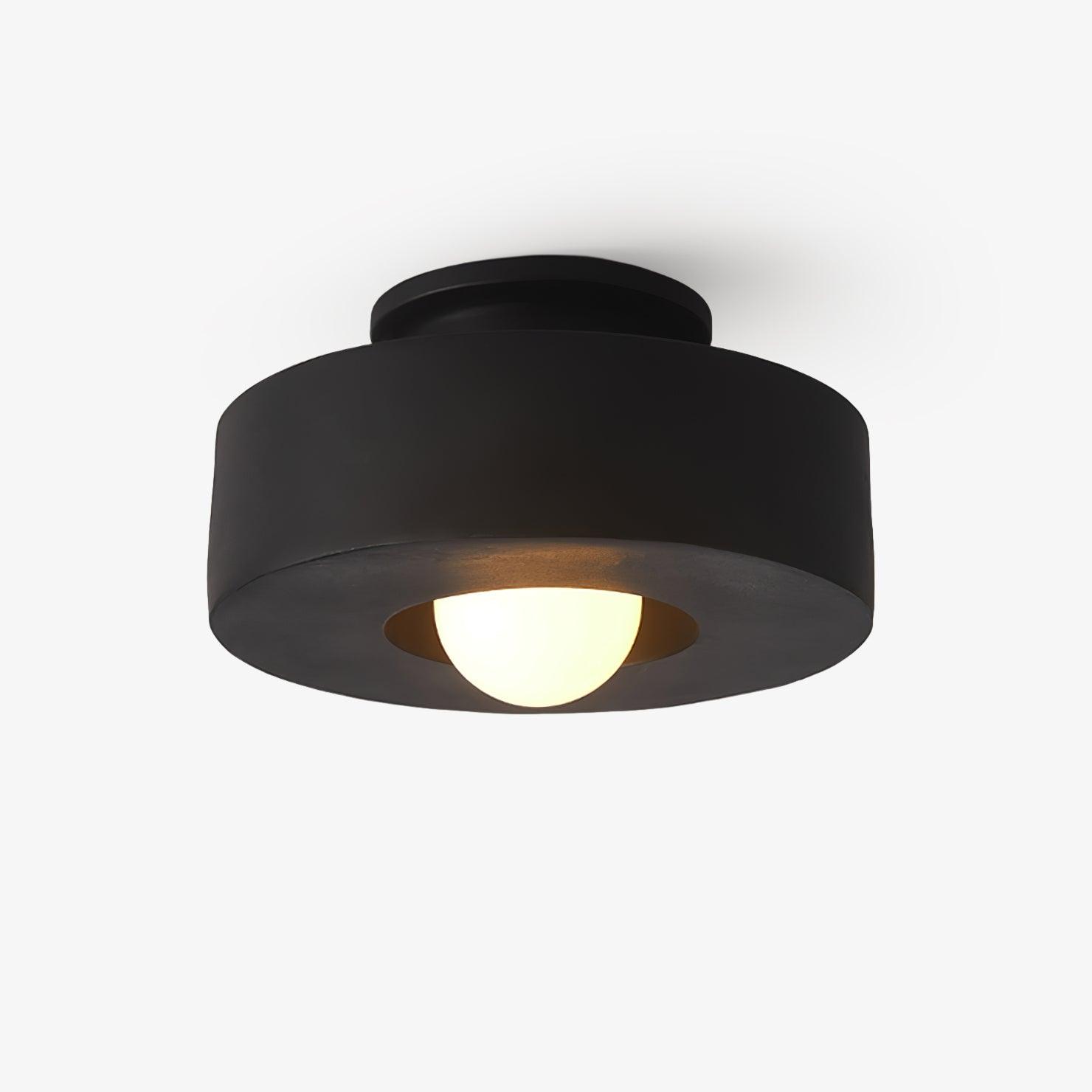 Semi Flush Mount Ceiling Light – Sleek Corridor Design