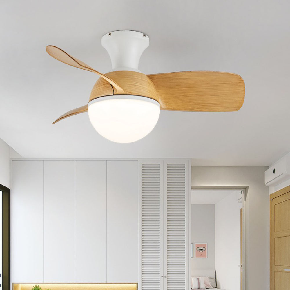 Sleek 3-Blade Ceiling Fan with LED Light – 3 Color Settings