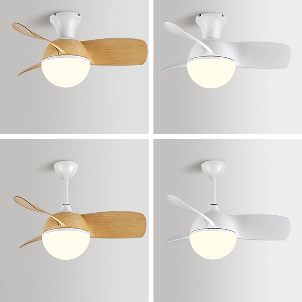 Sleek 3-Blade Ceiling Fan with LED Light – 3 Color Settings