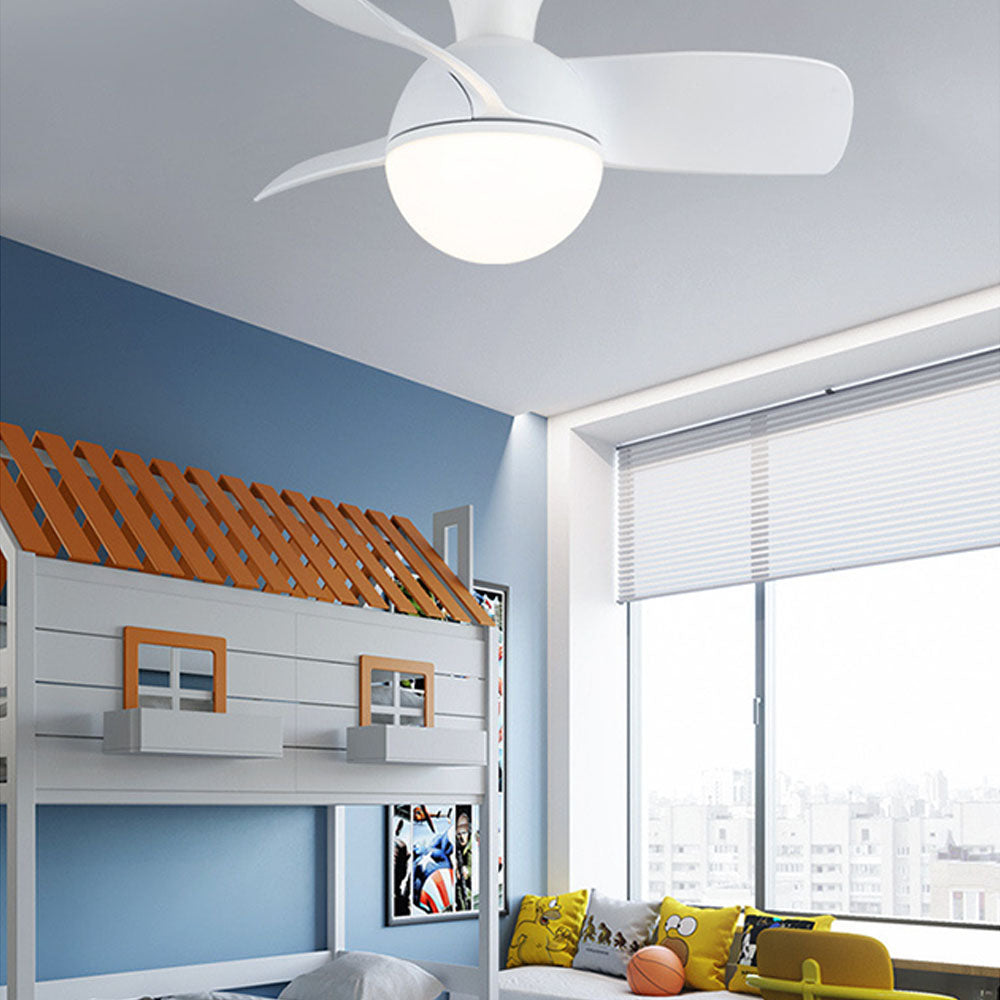 Sleek 3-Blade Ceiling Fan with LED Light – 3 Color Settings