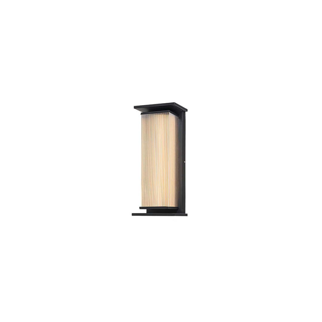 Rectangular Solar Outdoor Wall Light – Sleek Modern Design, Waterproof