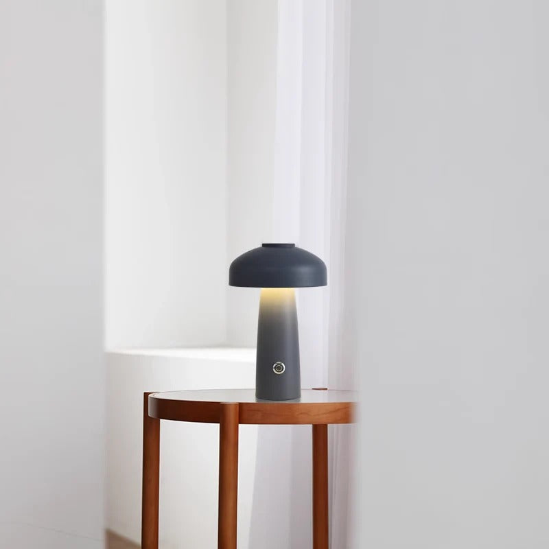 Sleek Mushroom Design Table Lamp