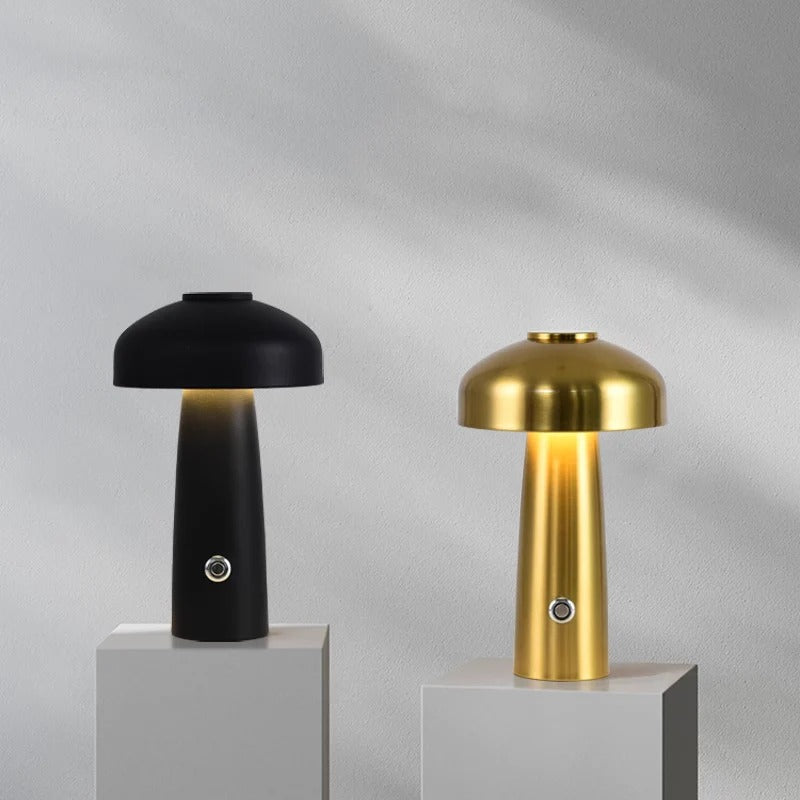 Sleek Mushroom Design Table Lamp