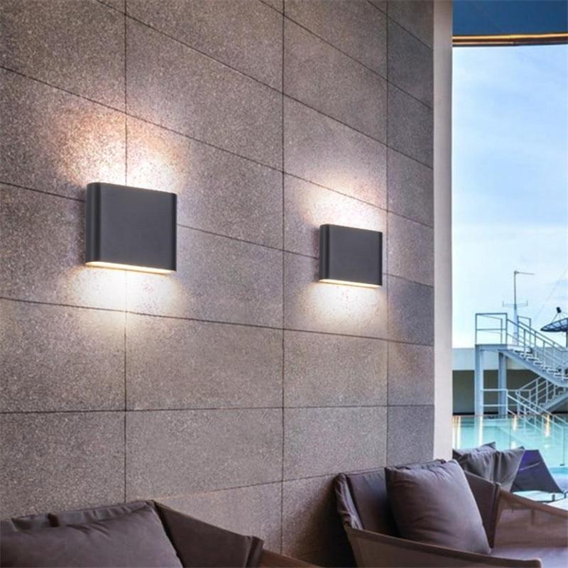 Sleek Outdoor LED Wall Light – Waterproof, Warm or Cool Lighting