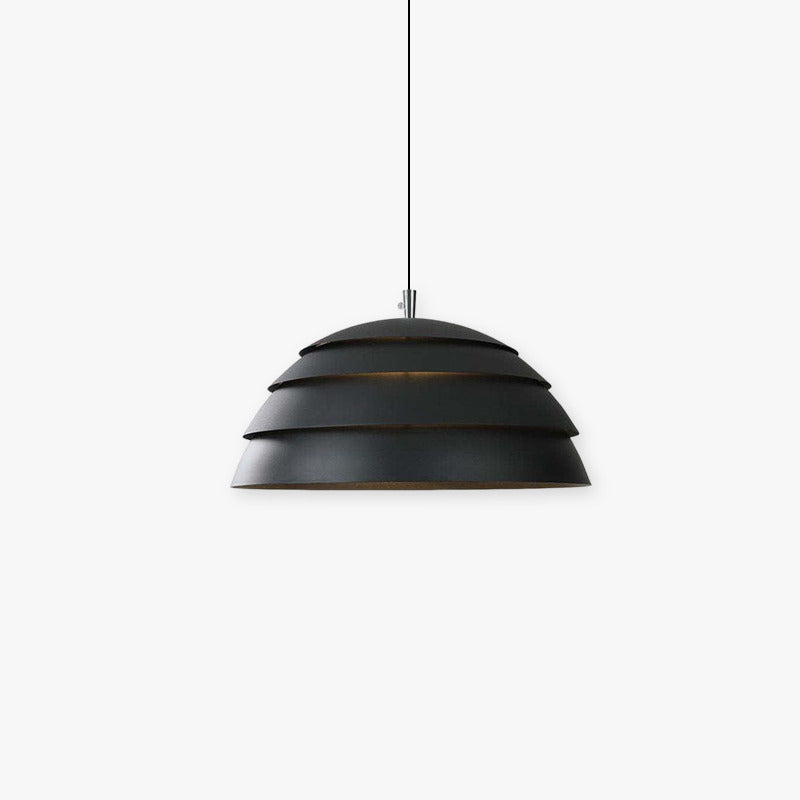 Minimalist Hemispherical Tiered Pendant Light