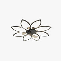 Stylish Floral Ceiling Fan with Light