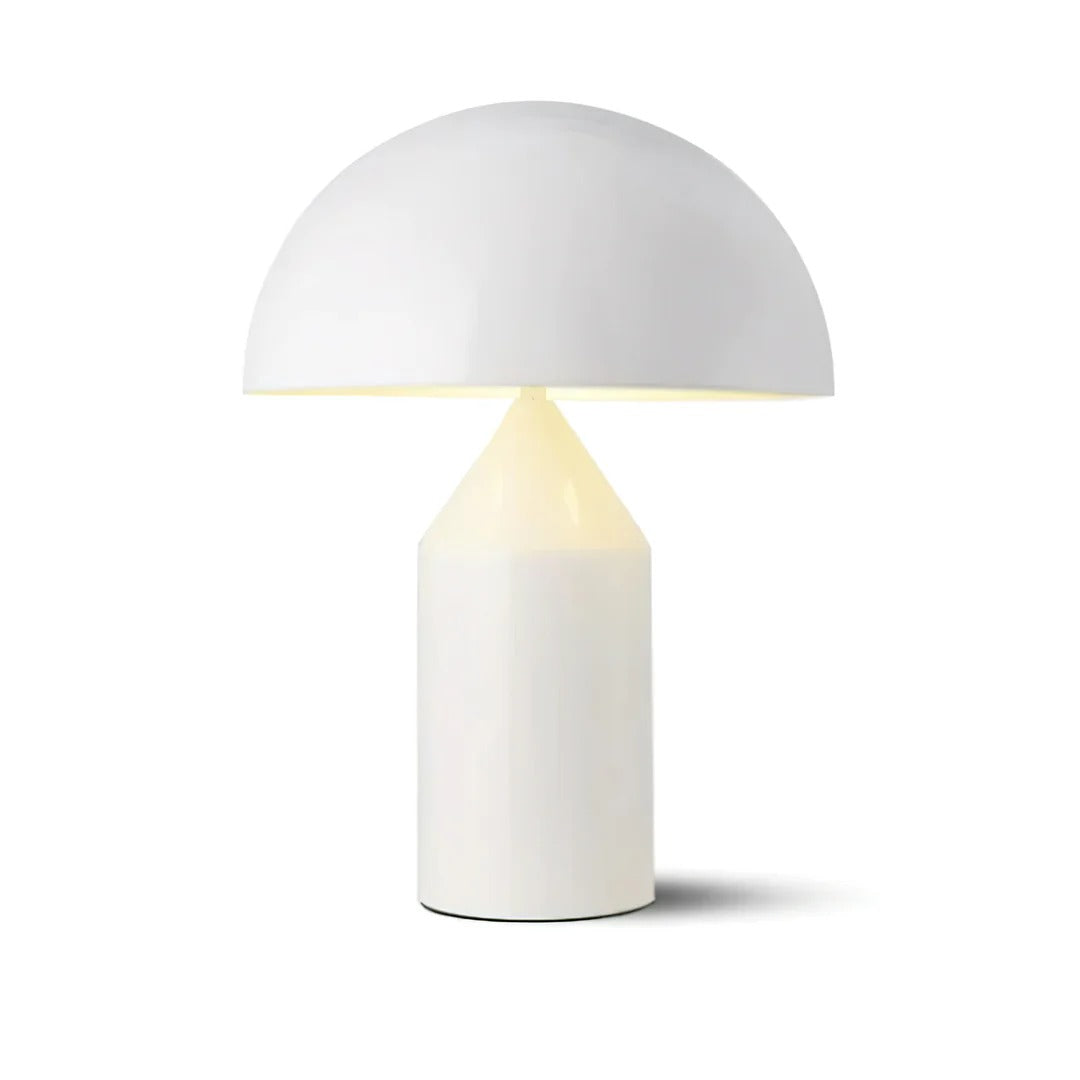 Table Lamp with Minimalist Hemispherical Shade