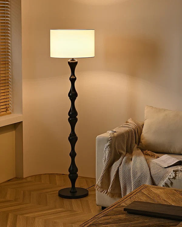 Timeless Charm Log Floor Lamp